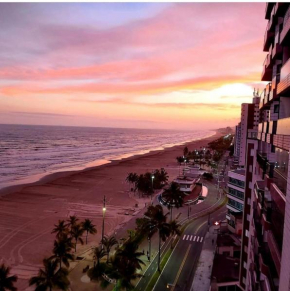 Apartamento encantador de frente para o mar em Praia Grande- SP Wi-Fi free